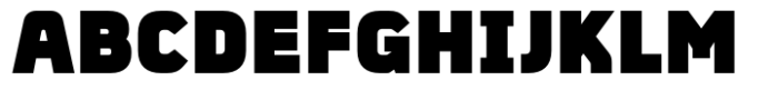 Absentia Sans Black Font UPPERCASE