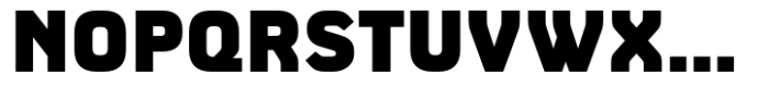 Absentia Sans Heavy Font UPPERCASE