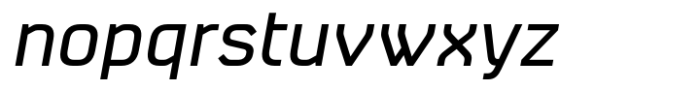 Absentia Sans Regular Italic Font LOWERCASE