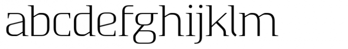 Absentia Serif Light Font LOWERCASE