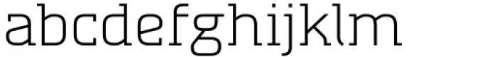 Absentia Slab Light Font LOWERCASE