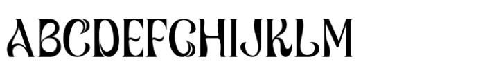 Absolem Regular Font UPPERCASE