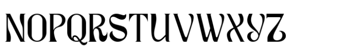 Absolem Regular Font UPPERCASE