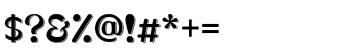 Absolem Shadow Font OTHER CHARS