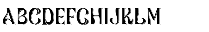 Absolem Shadow Font UPPERCASE