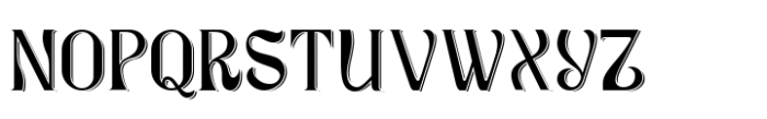 Absolem Shadow Font UPPERCASE