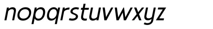 Absolue Slanted Font LOWERCASE