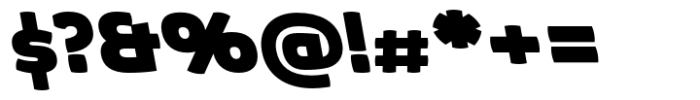 Absolut Pro Black Expanded Backslanted Italic Font OTHER CHARS