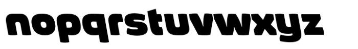 Absolut Pro Black Expanded Backslanted Italic Font LOWERCASE