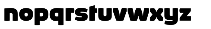 Absolut Pro Black Expanded Font LOWERCASE