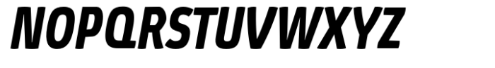 Absolut Pro Bold Condensed Italic Font UPPERCASE