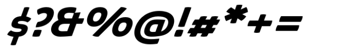 Absolut Pro Bold Expanded Extra Italic Font OTHER CHARS