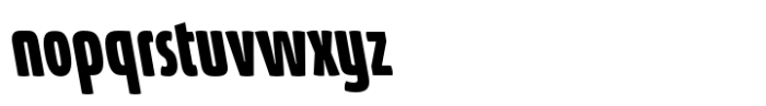 Absolut Pro Bold Ultra Condensed Backslanted Italic Font LOWERCASE
