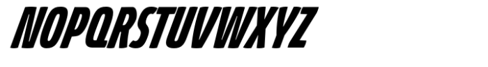 Absolut Pro Bold Ultra Condensed Extra Italic Font UPPERCASE