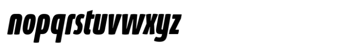 Absolut Pro Bold Ultra Condensed Italic Font LOWERCASE