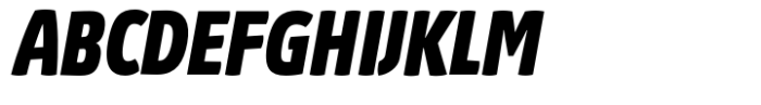 Absolut Pro Extra Bold Condensed Italic Font UPPERCASE