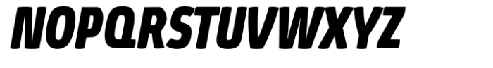 Absolut Pro Extra Bold Condensed Italic Font UPPERCASE