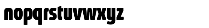 Absolut Pro Extra Bold Condensed Upright Italic Font LOWERCASE