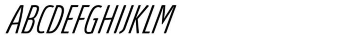 Absolut Pro Extra Light Ultra Condensed ExtraItalic Font UPPERCASE