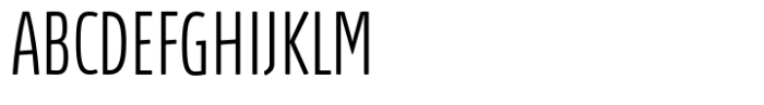 Absolut Pro Extra Light Ultra Condensed Upright Italic Font UPPERCASE