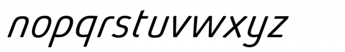 Absolut Pro Light Extra Italic Font LOWERCASE