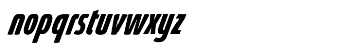 Absolut Pro Semi Bold Ultra Condensed ExtraItalic Font LOWERCASE