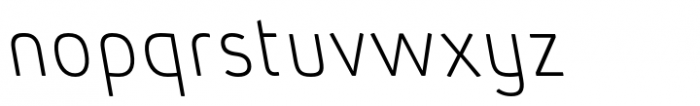 Absolut Pro Thin Backslanted Italic Font LOWERCASE