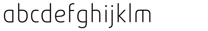 Absolut Pro Thin Upright Italic Font LOWERCASE
