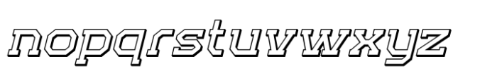 Absolute Glory Champ Italic Font LOWERCASE