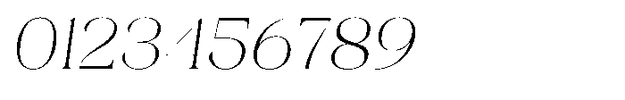 Absolute Glows Italic Font OTHER CHARS