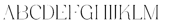 Absolute Glows Regular Font UPPERCASE