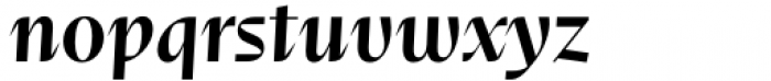 Abstract Medium Italic Font LOWERCASE