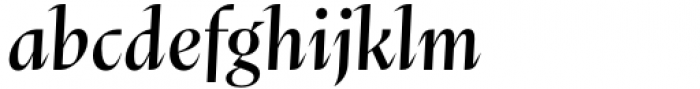 Abstract Regular Italic Font LOWERCASE