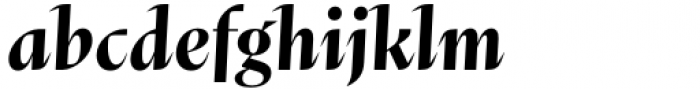 Abstract Semi Bold Italic Font LOWERCASE