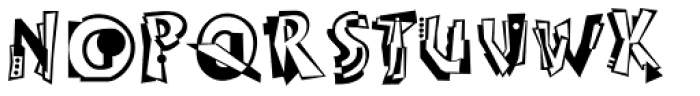 Abstract Std Font UPPERCASE