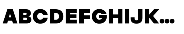 Abtera Black Font UPPERCASE