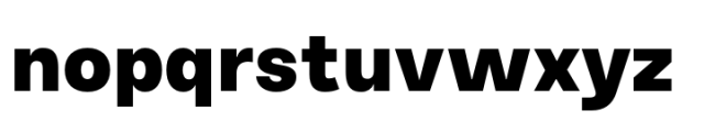 Abtera Black Font LOWERCASE