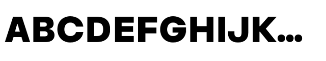 Abtera Extra Bold Font UPPERCASE