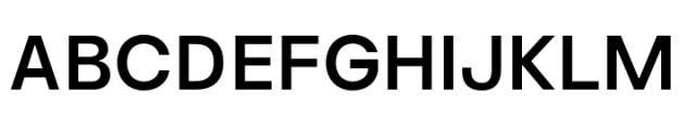 Abtera Medium Font UPPERCASE
