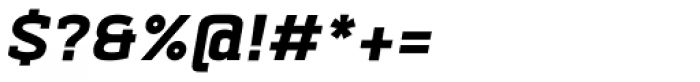 Abula Black Italic Font OTHER CHARS