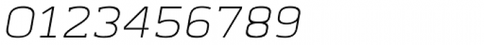 Abula ExtraLight Italic Font OTHER CHARS
