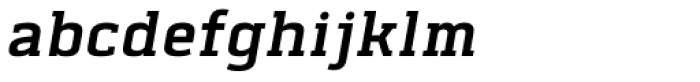 Abula Italic Font LOWERCASE