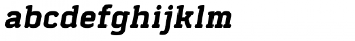 Abula Organic Bold Italic Font LOWERCASE