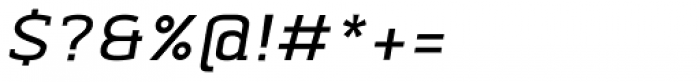 Abula SemiLight Italic Font OTHER CHARS
