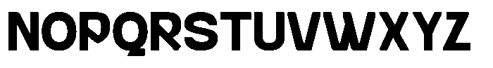 Aburo Bold Font UPPERCASE