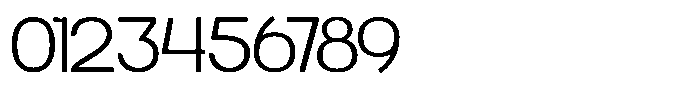 Aburo Extralight Font OTHER CHARS