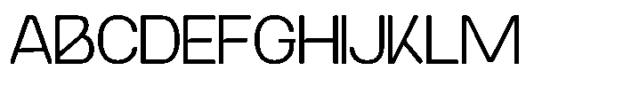Aburo Extralight Font UPPERCASE
