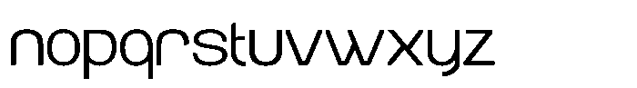 Aburo Extralight Font LOWERCASE