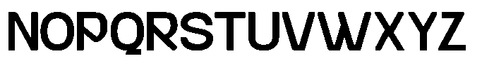 Aburo Medium Font UPPERCASE