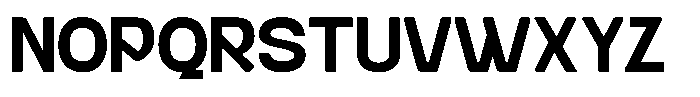 Aburo Semibold Font UPPERCASE